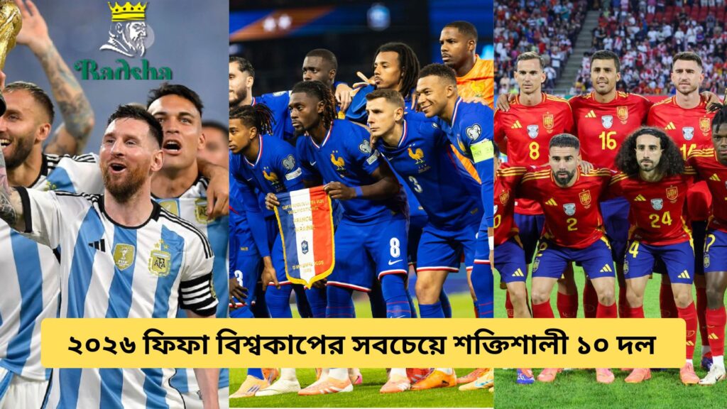 Top 10 Strongest Teams for the FIFA World Cup 2026